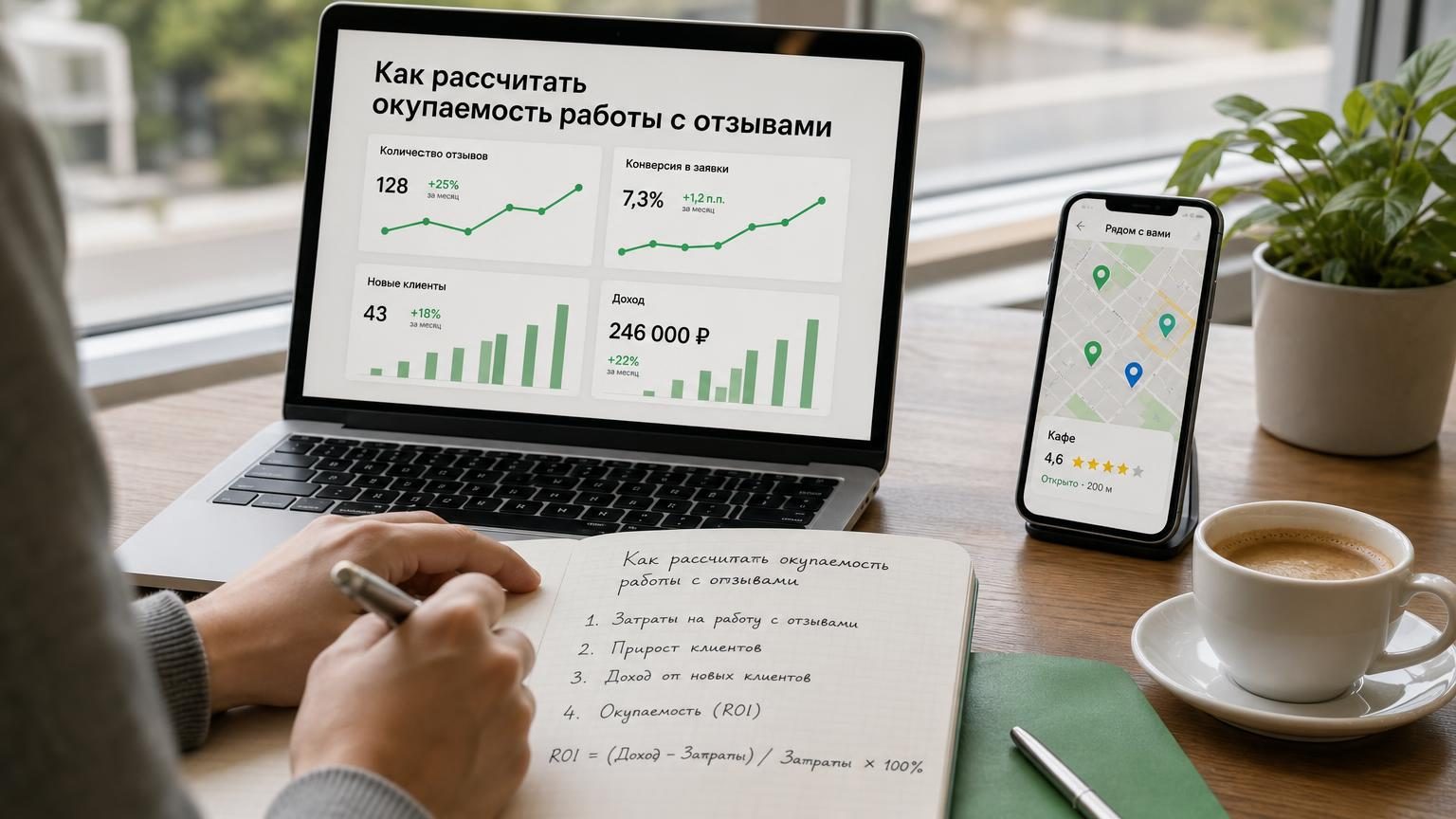 Как рассчитать окупаемость работы с отзывами