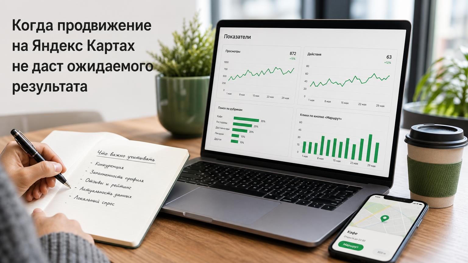 Когда продвижение на Яндекс Картах не даст ожидаемого результата