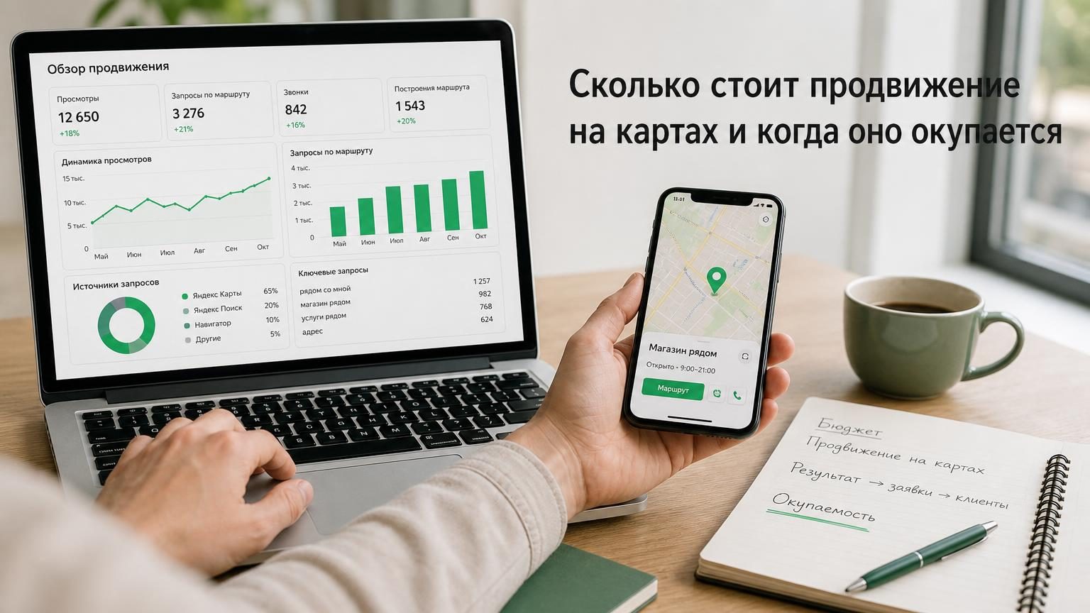 Сколько стоит продвижение на картах и когда оно окупается